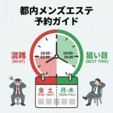 都内 出張 メンズエステの予約が混む時間帯は?狙い目の曜日・時間